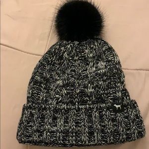 VS PINK Sherpa Beanie